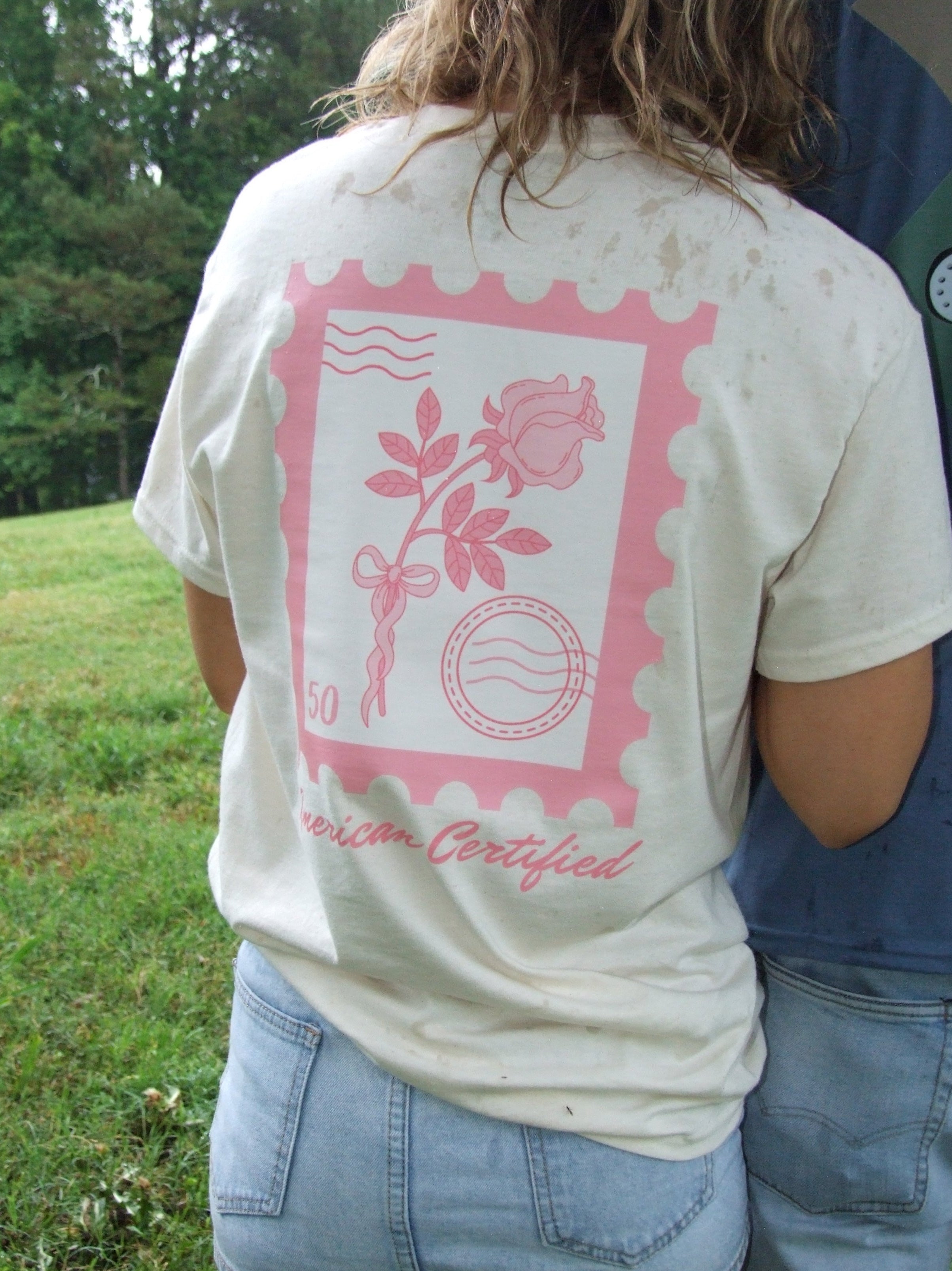 Pink Stamp Tee