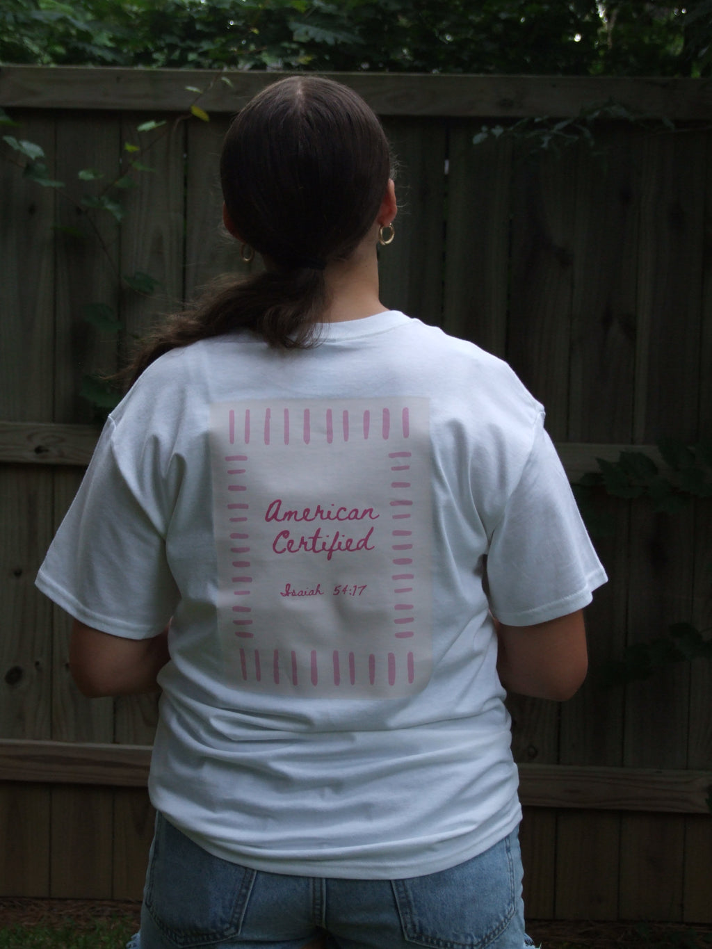 Pink Bible Quote Tee