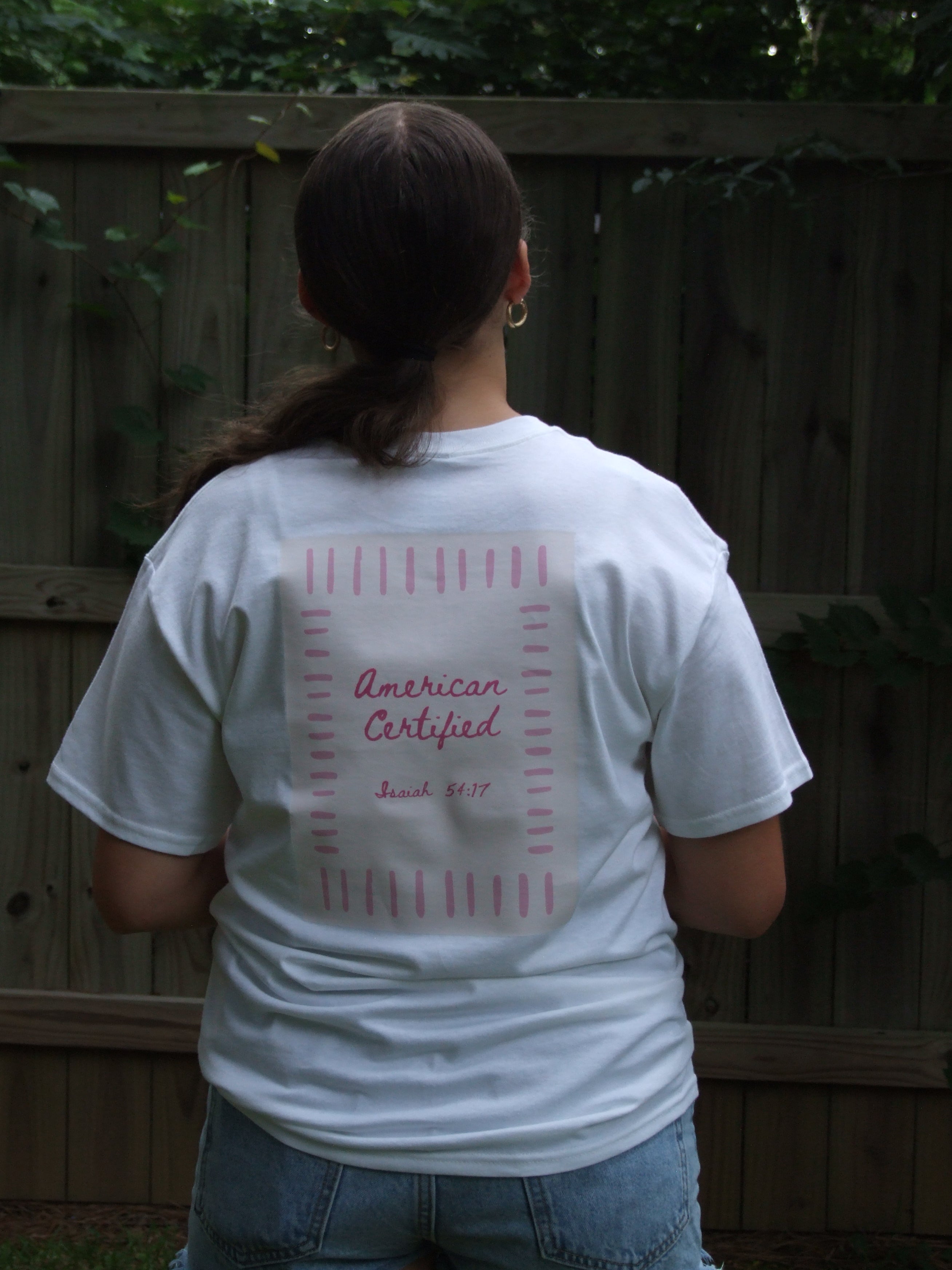 Pink Bible Quote Tee