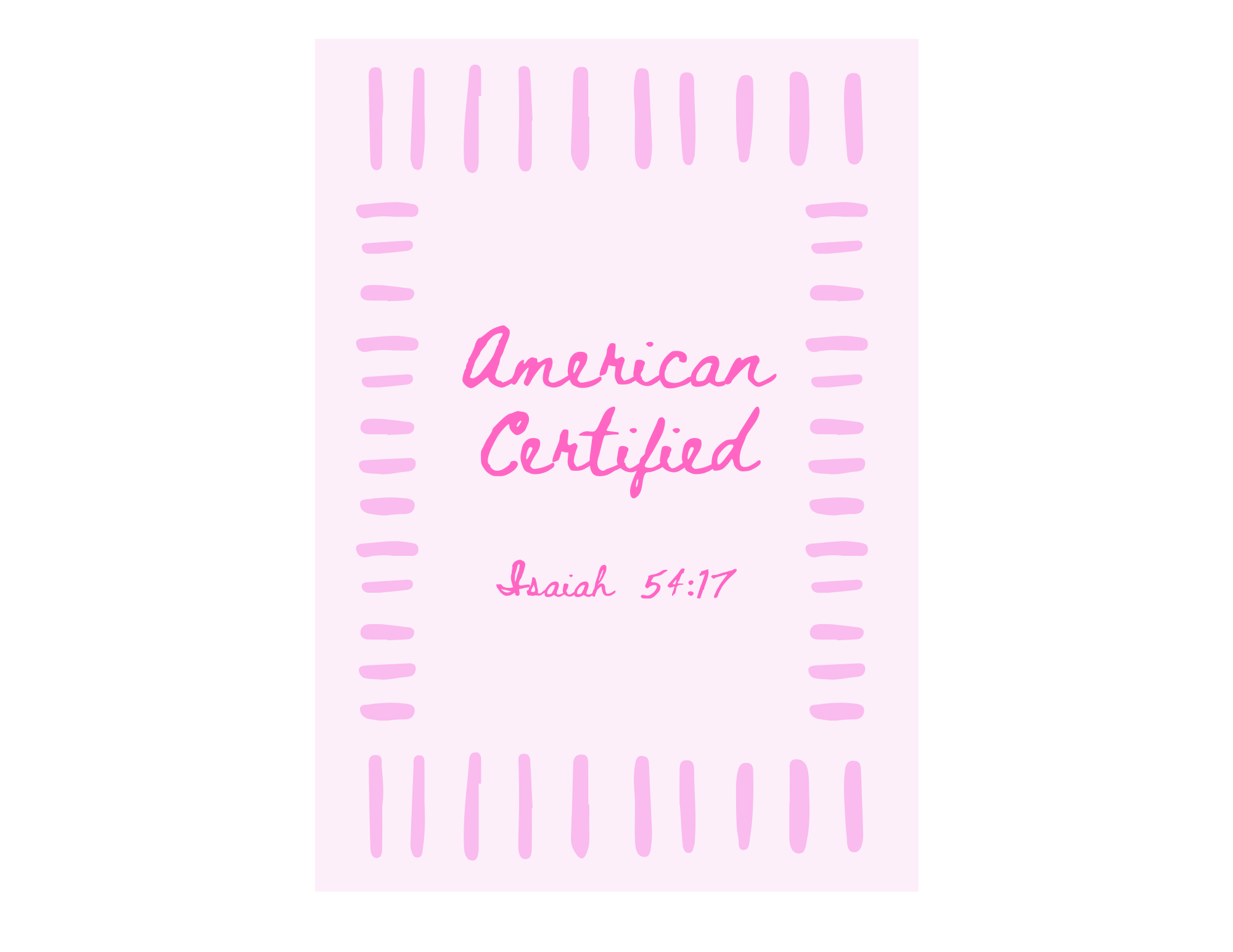 Pink Bible Quote Tee