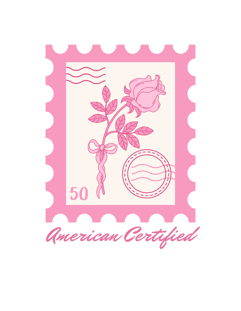 Pink Stamp Tee